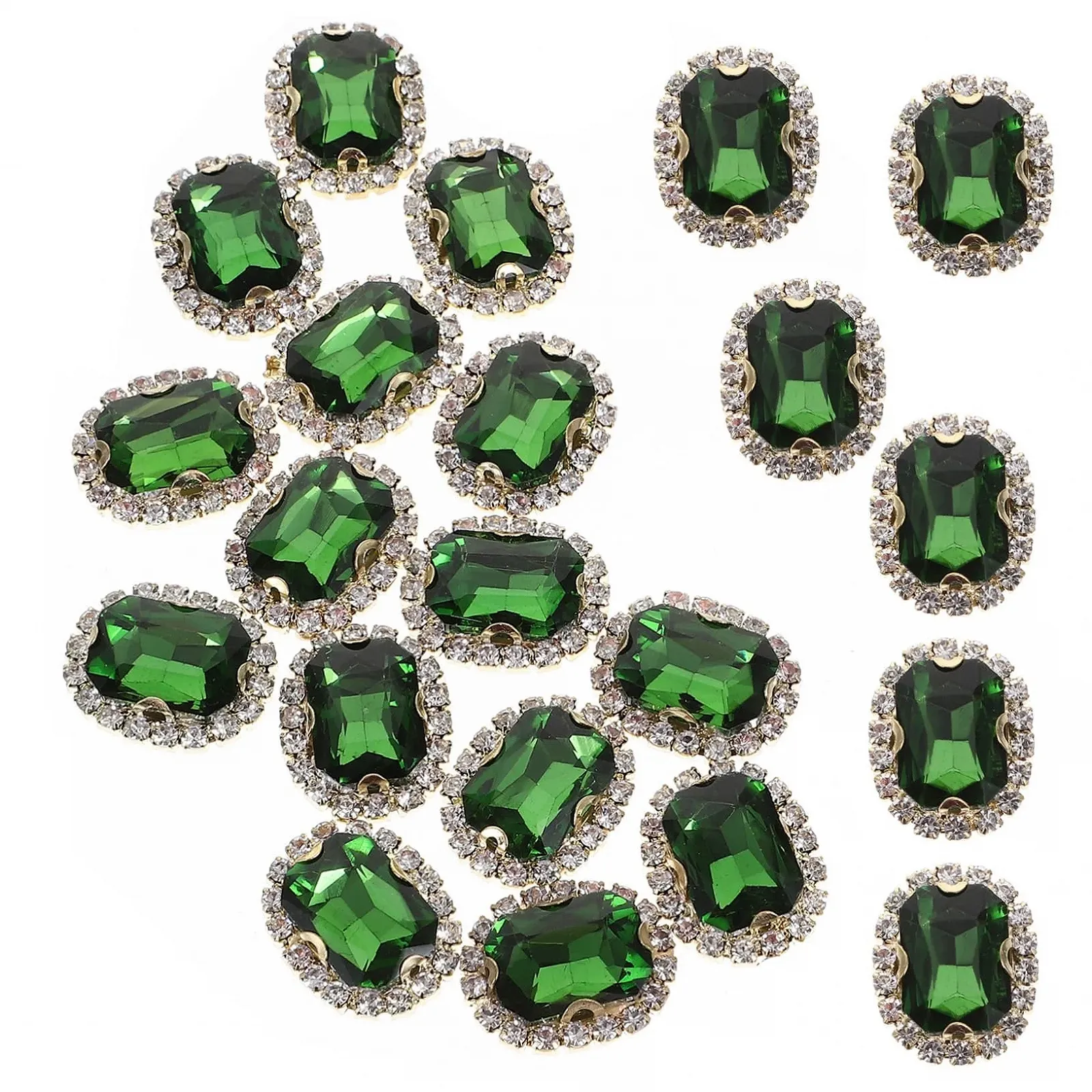 Стразы PLAFOPE для ручного шитья, 20 шт, сверхпрочные, мини-кисточки для декоративной одежды и поделок, фото №1