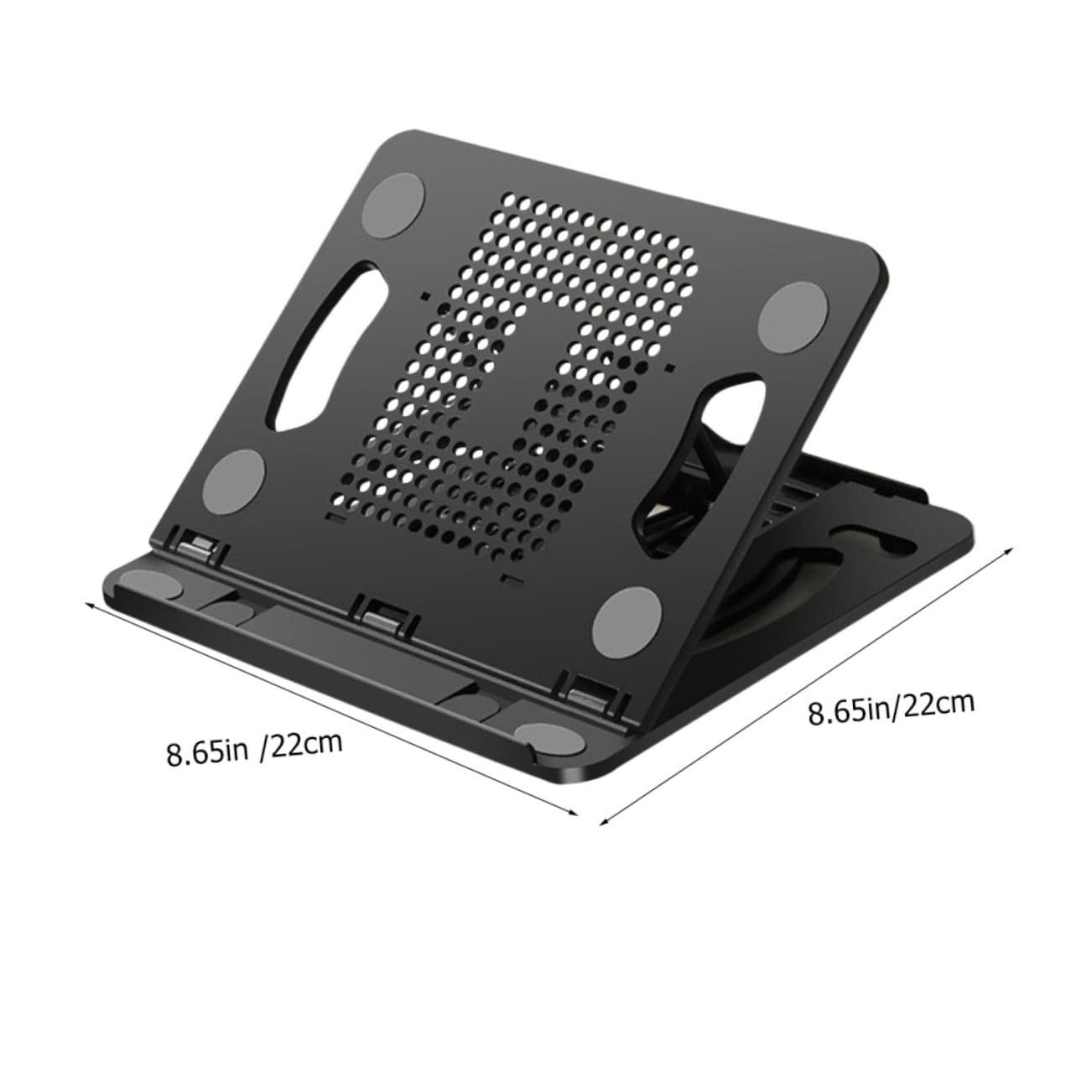 Подставка для ноутбука Veemoon Регулируемая с охлаждением Складная Подставка для планшета и ноутбука Портативная и компактная для дома, офиса и путешествий, фото №4