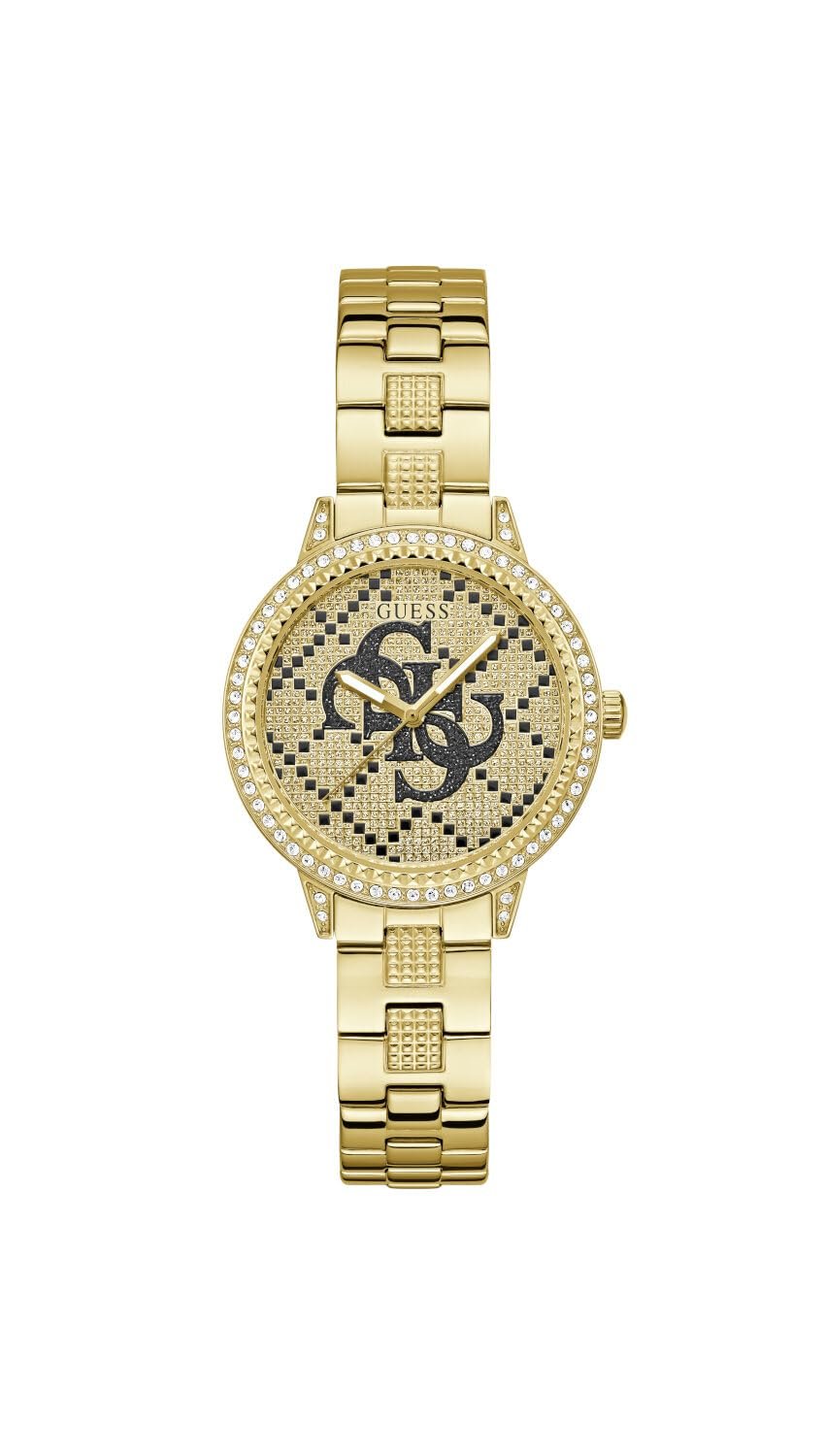 Часы наручные женские GUESS G LACE GW0944L2 из нержавеющей стали Золотой, фото №1 Часы наручные женские GUESS G LACE GW0944L2 из нержавеющей стали Золотой, фото №1