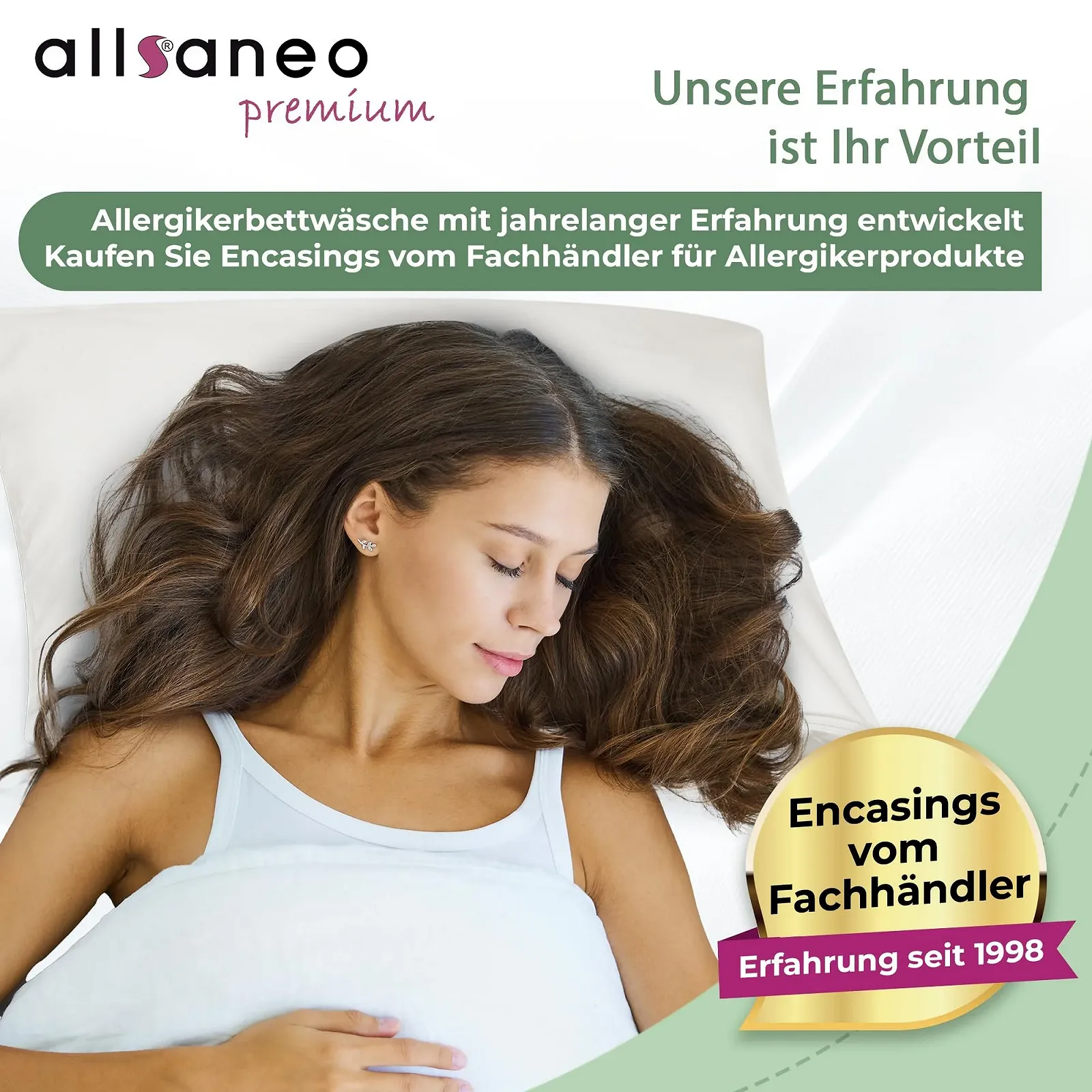 Чохол на матрац allsaneo Premium для алергіків 90 x 200 x 16 см, фото №7 Чохол на матрац allsaneo Premium для алергіків 90 x 200 x 16 см, фото №7