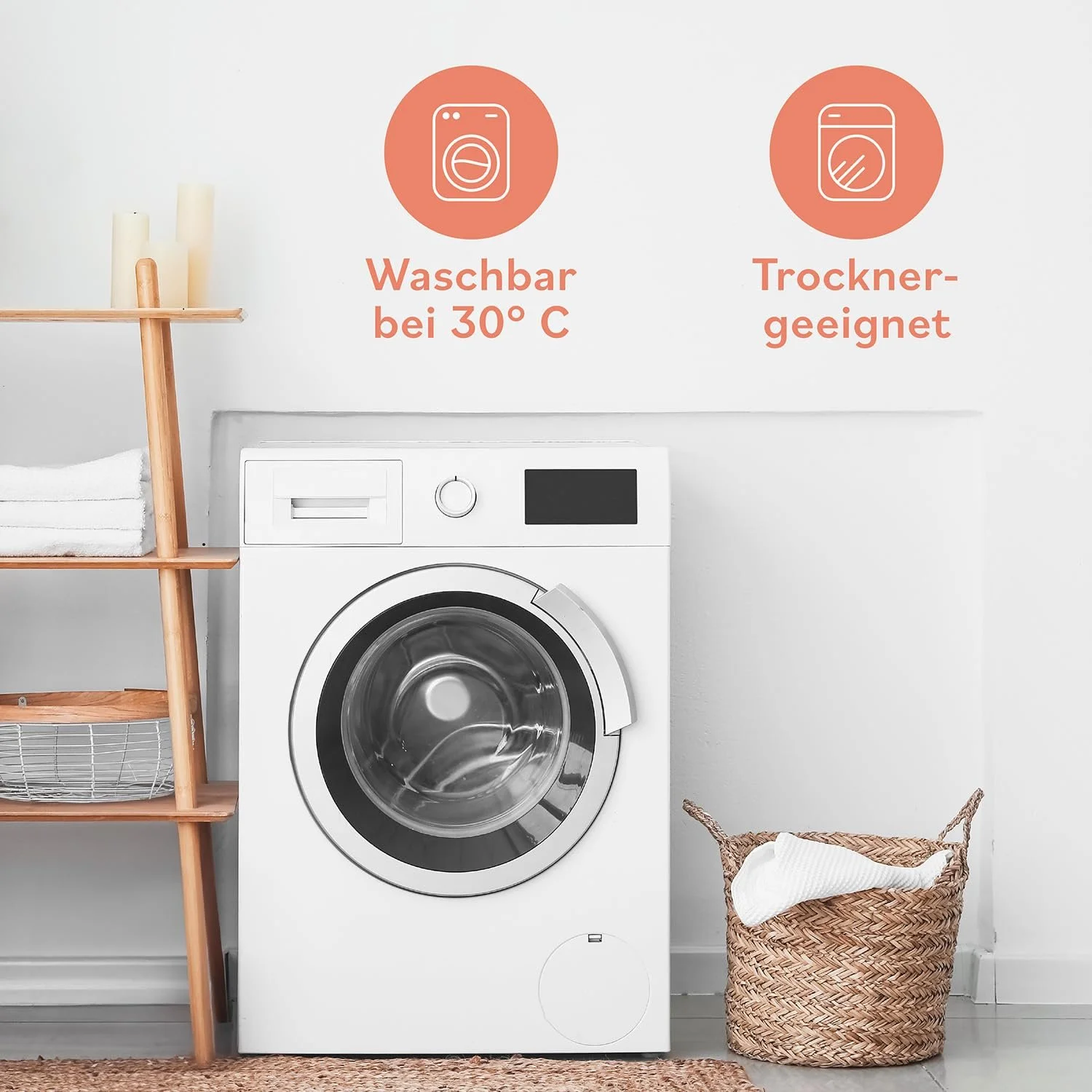 Комплект постельного белья Blumtal 135 x 200 см Cashmere Touch плюшевый набор из 2 предметов Бежевый, фото №6