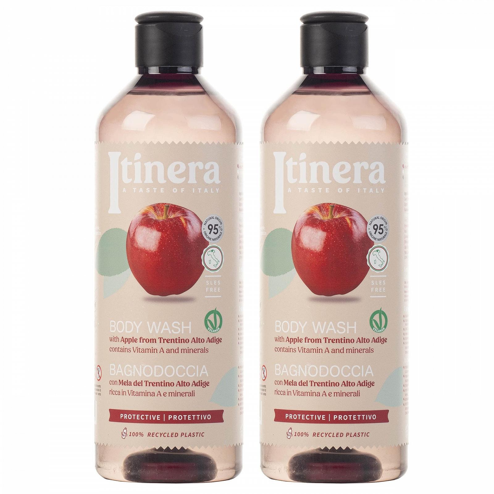 Гель для душу ITINERA Apple Trentino Protective 370 мл 2 шт., фото №1