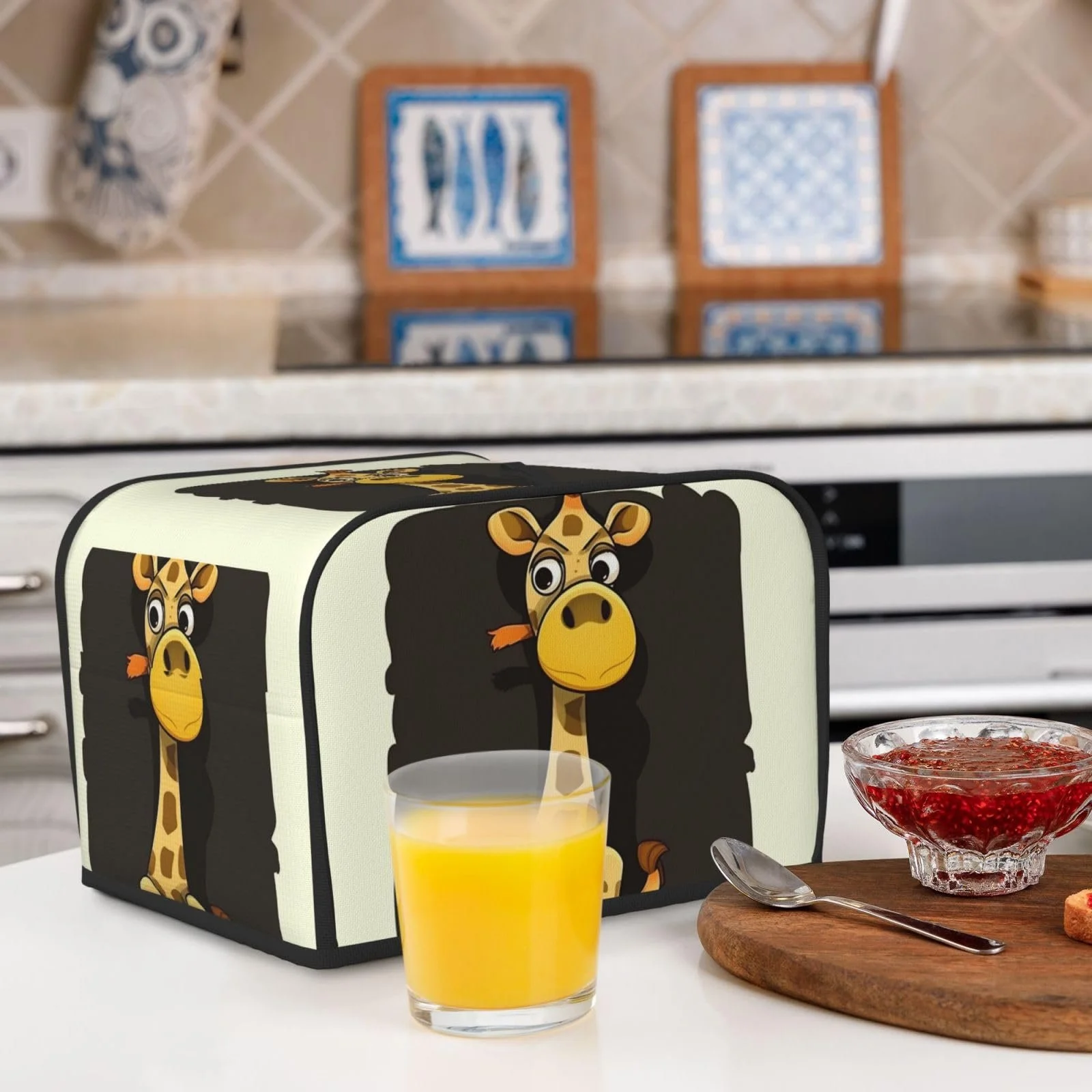 Чохол для тостера на 4 скибочки з двома кишенями, надм'який, фото №4 Чохол для тостера на 4 скибочки з двома кишенями, надм'який, фото №4