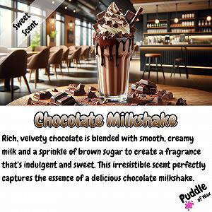 Мило-пінка для вмивання тіла Puddle of Wax Chocolate Milkshake з натуральними оліями та каоліновою глиною 150 г synthetic.ua - Фото 1