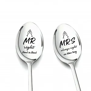 Ложка С гравировкой, 2 шт - Фото 1