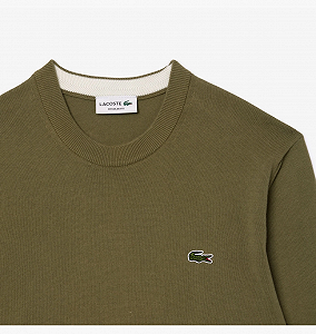 Свитшот мужской Lacoste Regular Fit AH1985BMY M Зеленый synthetic.ua - Фото 1