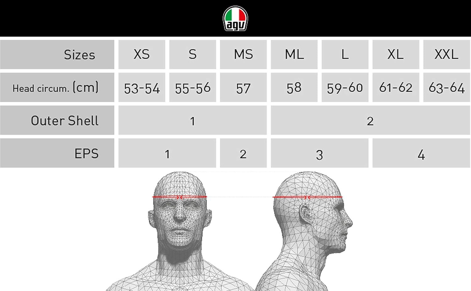 Мотошлем AGV K5 S XL (61-62) White, фото №5