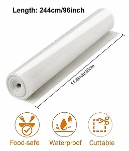 Килимок для випікання силіконовий рулон багаторазовий нековзкий 224 x 30 см synthetic.ua - Фото 1