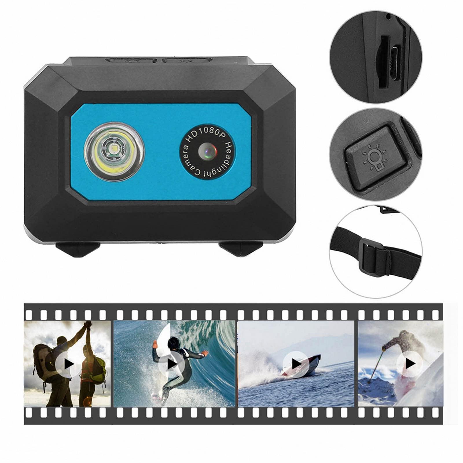 Екшн-камера Sports Super HD 1080P DV Head Mounted DVR Recorder Чорний Синій, фото №6