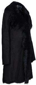 Кожаная Куртка Infnity Leather Toscana из овечьей кожи, замшевая, черная synthetic.ua - Фото 1