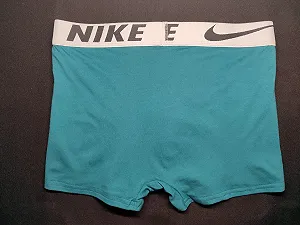 Чоловічі зелені труси боксери Nike synthetic.ua - Фото 1