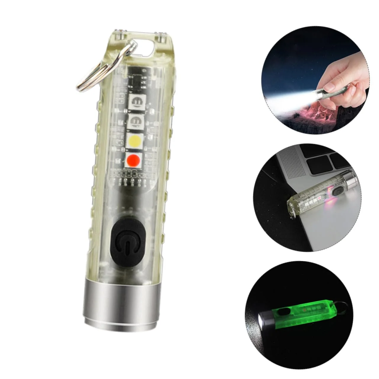 Ліхтарик HEMOTON USB акумуляторний світлодіодний маленький брелок компактний міцний USB, фото №7 Ліхтарик HEMOTON USB акумуляторний світлодіодний маленький брелок компактний міцний USB, фото №7