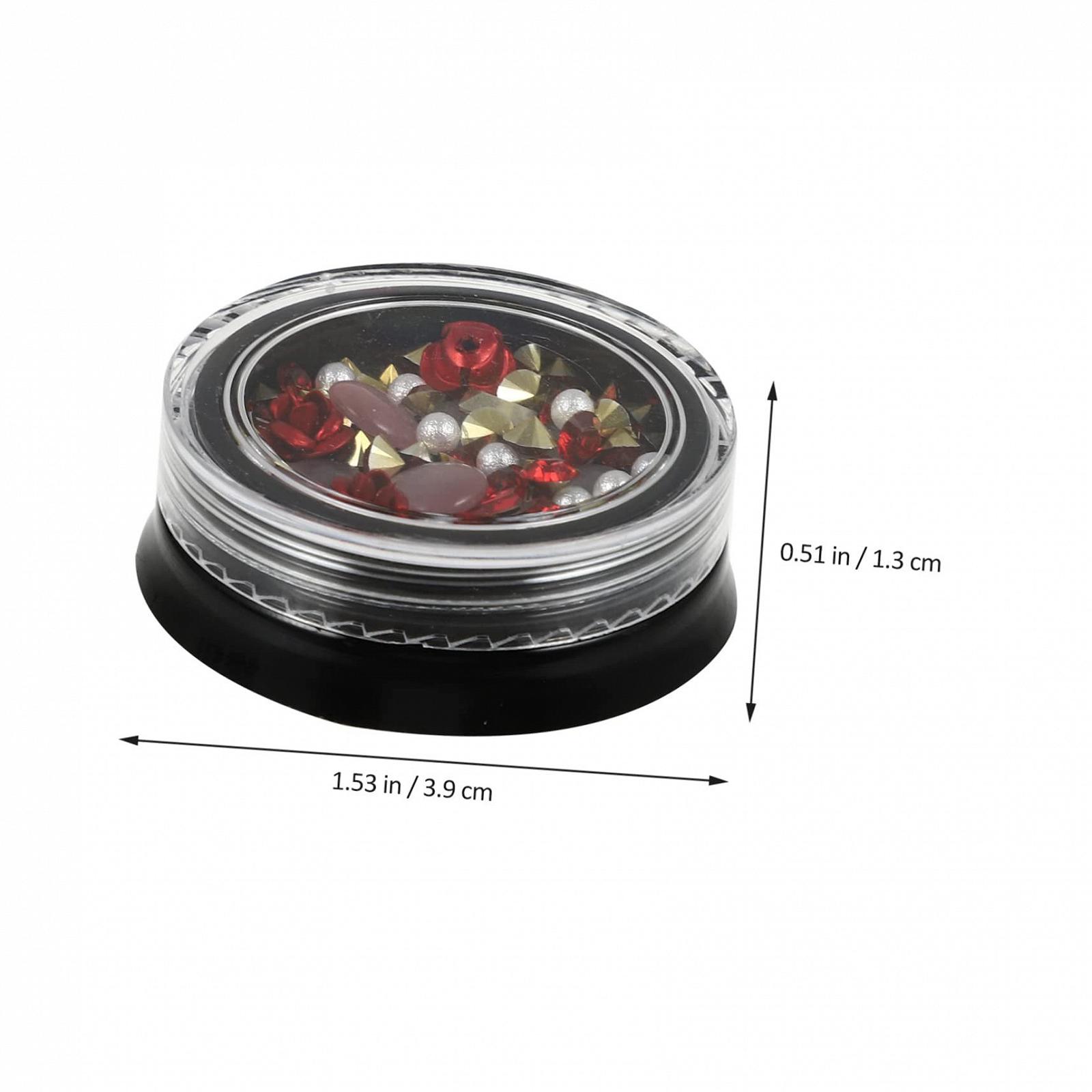 Украшения для ногтей WOONEKY Цветы, подвески, стразы, металлические розы, 5 коробок, фото №5