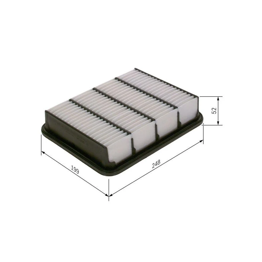 Повітряний фільтр BOSCH F 026 400 165 для FORD MAZDA MITSUBISHI TRACK MARSHALL, фото №1