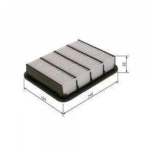 Повітряний фільтр BOSCH F 026 400 165 для FORD MAZDA MITSUBISHI TRACK MARSHALL - Фото 1