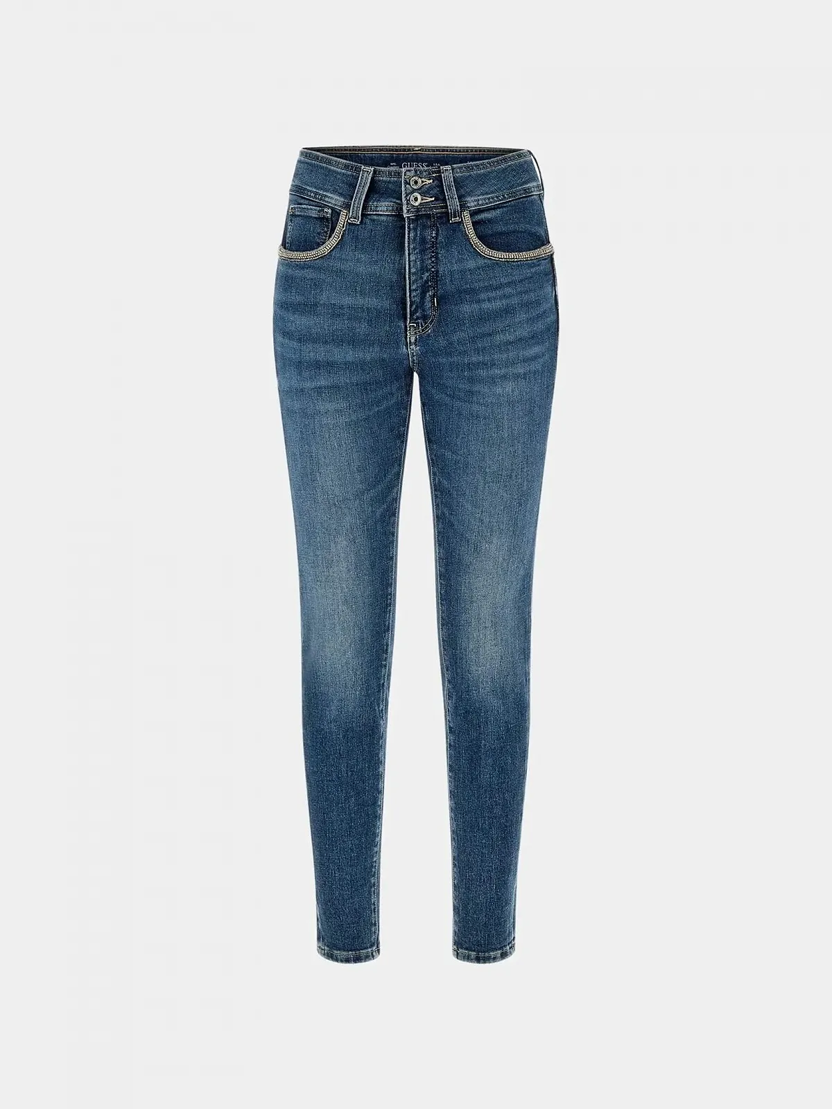Жіночі джинсові штани Guess Skinny Fit Синій - 27, фото №8