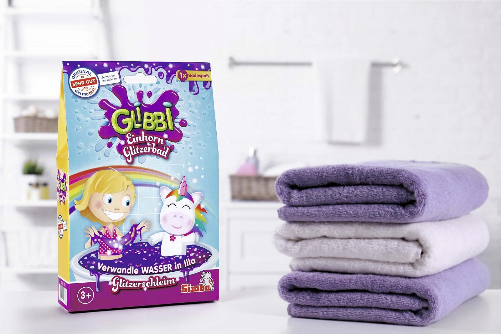 Игрушка для ванны Simba Glibbi 105953271 Unicorn Glitter Bath, фото №3