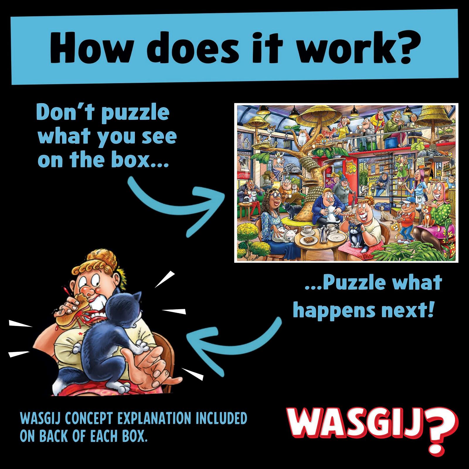 Пазл Wasgij Mystery 28 Cat Chaos 1000 элементов для взрослых, фото №1 Пазл Wasgij Mystery 28 Cat Chaos 1000 элементов для взрослых, фото №1