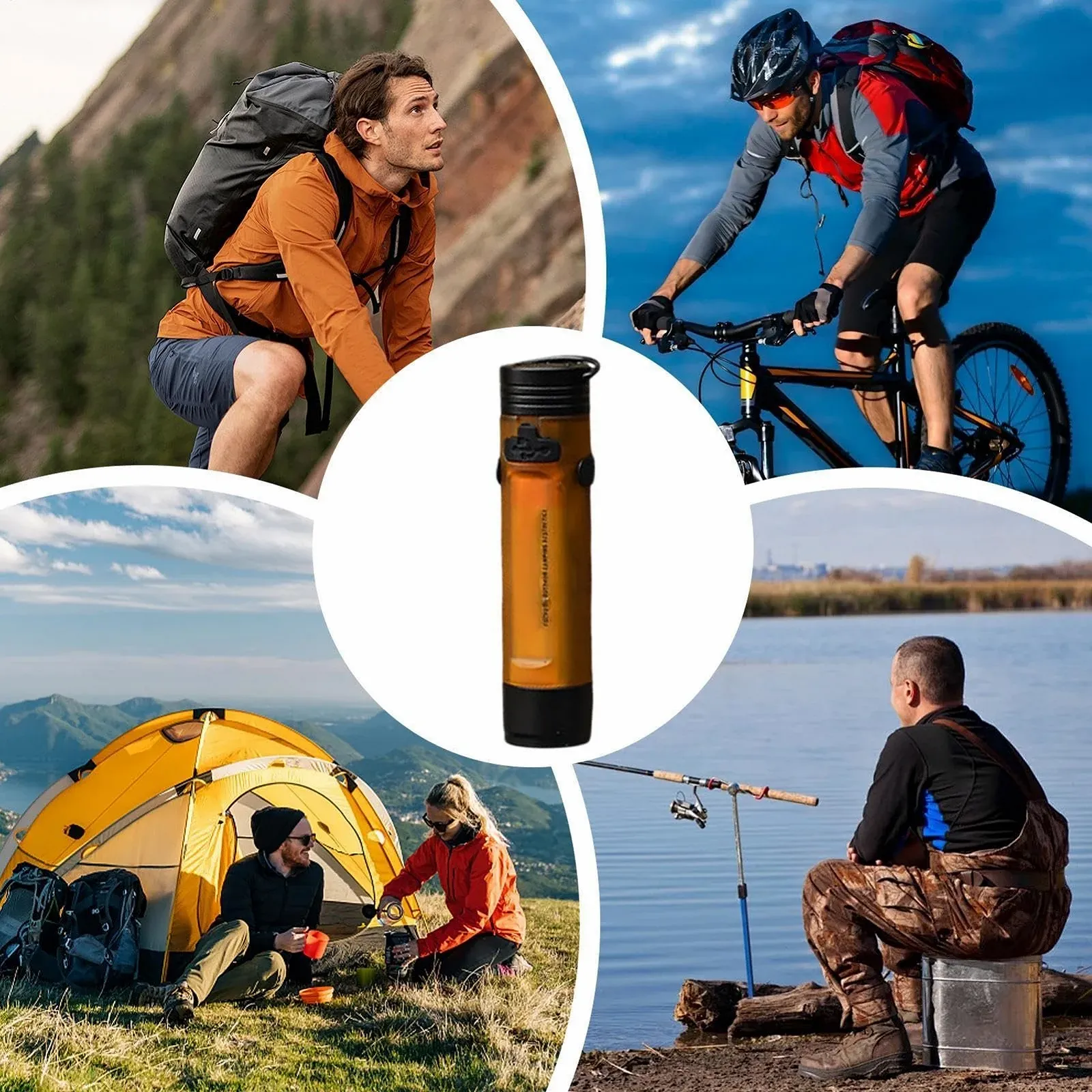 Портативний ліхтарик на кепку Gérique Маленький, фото №6