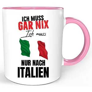 Кухоль ITALIEN Рожевий - Фото 1