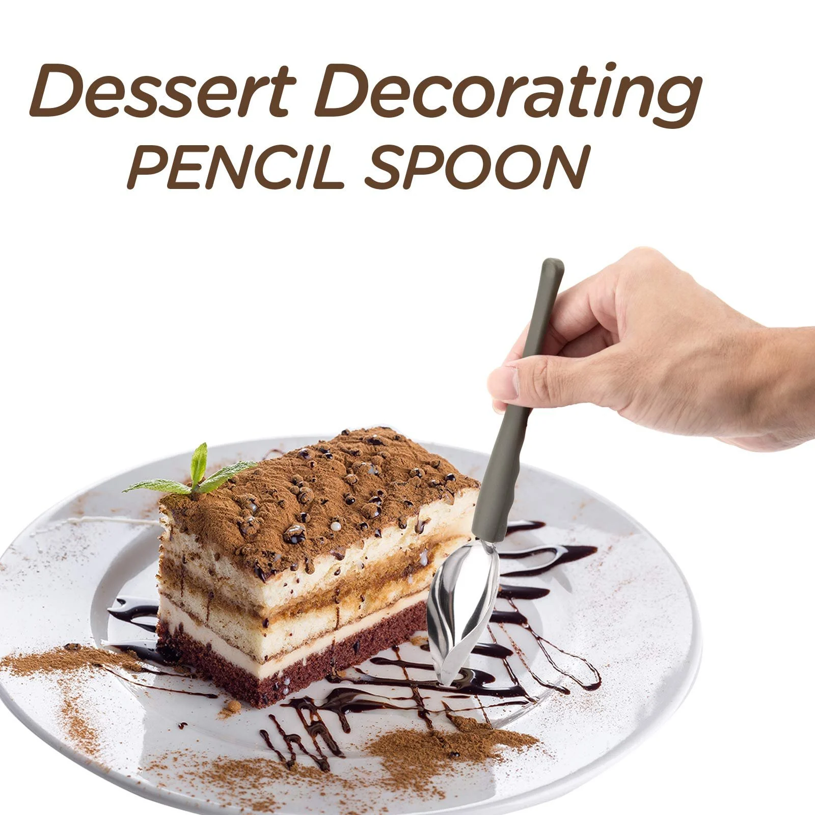 Ложка для декорування LUTER, нержавіюча сталь, 2 розміри, фото №4