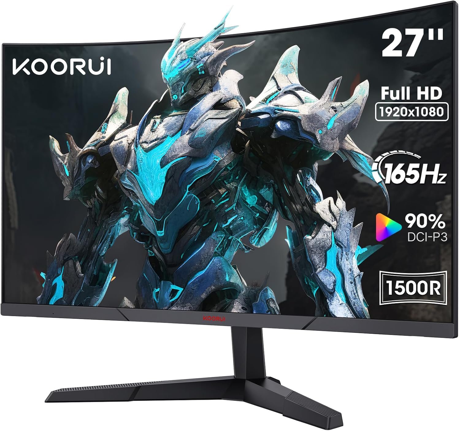 Монітор 27" KOORUI 27E6CA  Full HD VA 165 Гц, фото №1