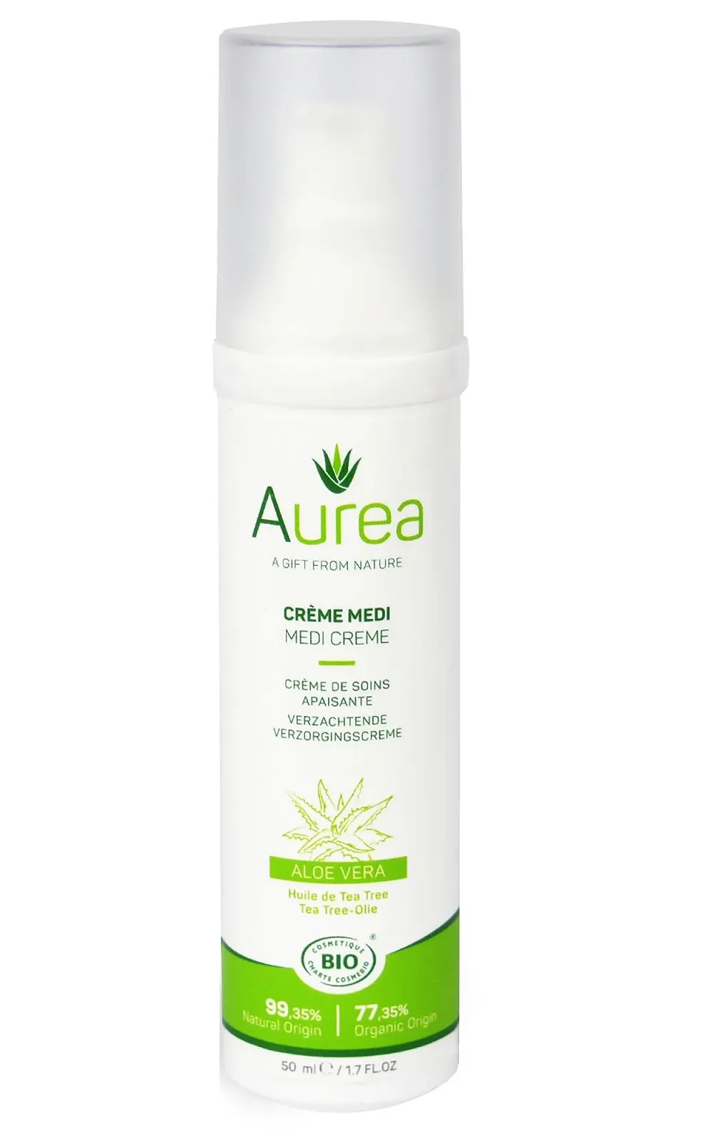 Крем Aurea Medi Aloe Tea Tree з алое та чайним деревом 50 мл, фото №1