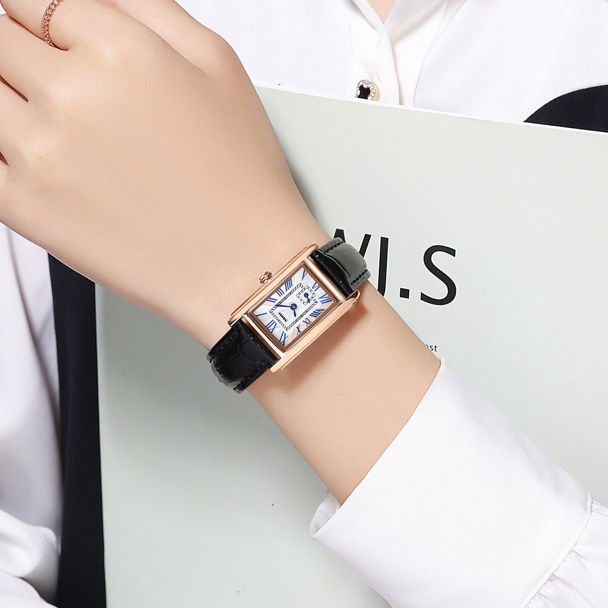 Годинник Skmei 2297RGBK Rose Gold-Black, фото №3