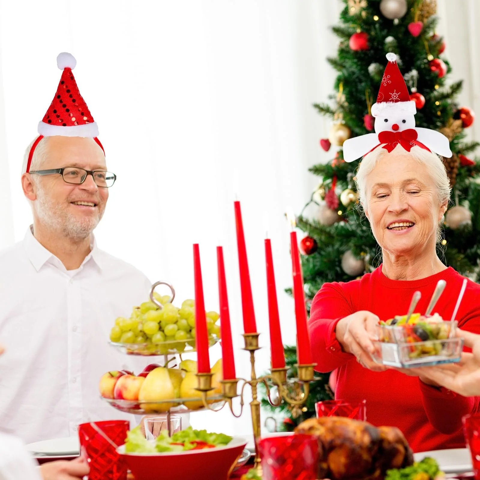 Набір Різдвяних обручів (6 штук), фото №8