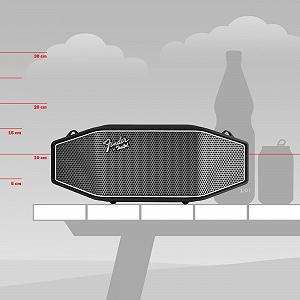 Колонка Teufel Fender x Rockster Cross Портативна Bluetooth Захист від бризок IPX5 Чорний synthetic.ua - Фото 1
