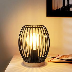 Настільна лампа Riserva Modern Industrial E27 Metal Black - Фото 1