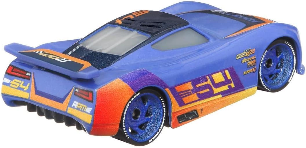 Іграшкові автомобілі Disney Cars Diecast 2-Pack Next-Gen Racers Easy Idle #15 Harvey Rodcap і RPM #64 Barry DePedal, фото №5