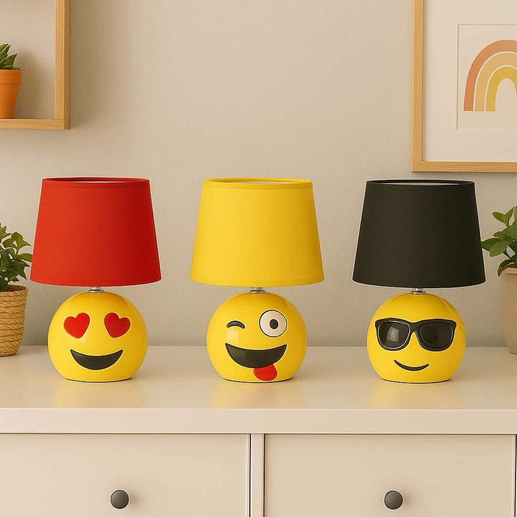 Настільна лампа Luxus Kids Love H 26 x Діаметр 18 E14 Кераміка Жовтий, фото №4