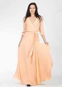 Платье Enna Levoni S Бежевый (ND-3861-3-Beige) synthetic.ua - Фото 1