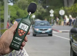 Цифровой измеритель уровня шума Extech 407732 Зеленый synthetic.ua - Фото 1