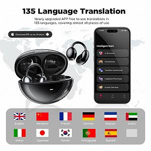 Наушники-переводчик MINISO MS192 AI, 4 режима перевода с приложением synthetic.ua - Фото 1