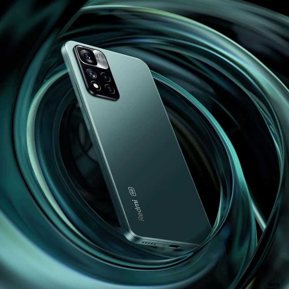 Смартфон Xiaomi Redmi Note 11 Pro + 5G MZB0A9TEU з навушниками 6.67" 120 Гц FHD+ Amoled 120 Вт Hyper Charge 108 MP 6+128 Forest Green, фото №3