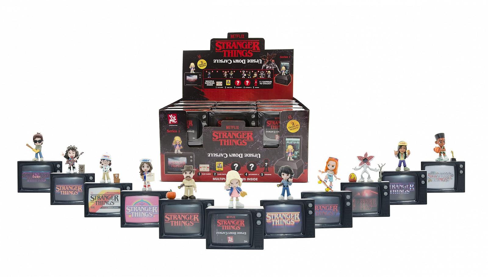 Фігурка BANDAI Stranger Things Upside Down Capsule, Міні-бокс з випадковою фігуркою Stranger Things 6,5 см, аксесуарами та наборами карток, Сліпа коробка з атрибутикою Stranger Things, фото №1