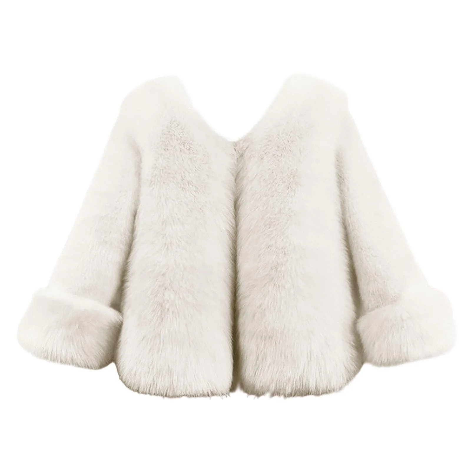 Детская роскошная шубка из искусственного меха, теплая толстая флисовая куртка-медвежонок, зимнее мягкое пальто для малышей и детей постарше, фото №2