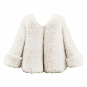 Детская роскошная шубка из искусственного меха, теплая толстая флисовая куртка-медвежонок, зимнее мягкое пальто для малышей и детей постарше synthetic.ua - Фото 1