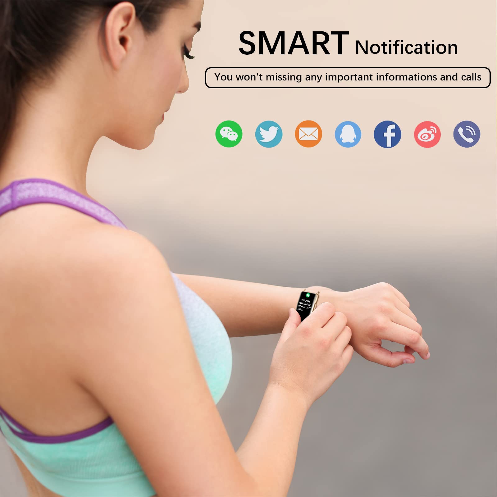 Умные часы ECOSOON Женский фитнес трекер IP68 с шагомером 123 спортивных режима, мониторинг сердечного ритма, SpO2, сна , фото №2 Умные часы ECOSOON Женский фитнес трекер IP68 с шагомером 123 спортивных режима, мониторинг сердечного ритма, SpO2, сна , фото №2