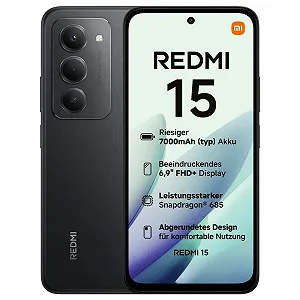 Купить Смартфон XIAOMI Redmi 15 8 + 256 ГБ 6.9" FHD+ 144 Гц Snapdragon 685 50 МП 7000 мАч Черная полночь - Фото 1 Смартфон XIAOMI Redmi 15 8 + 256 ГБ 6.9" FHD+ 144 Гц Snapdragon 685 50 МП 7000 мАч Черная полночь - Фото 1