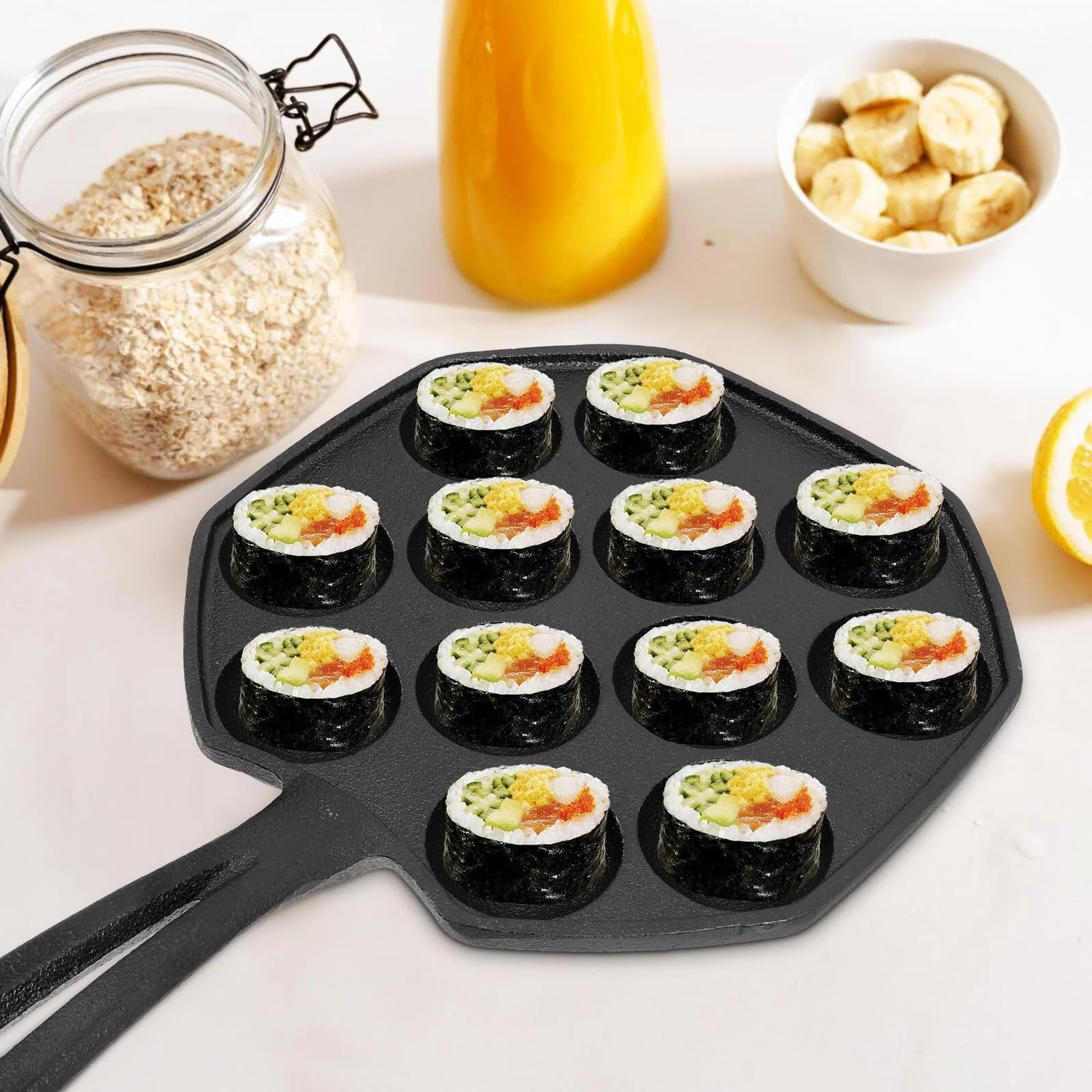 Форма для улиток TOYANDONA чугунная, с эргономичной ручкой, фото №3