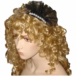 Обруч с жемчугом и кружевом synthetic.ua - Фото 1