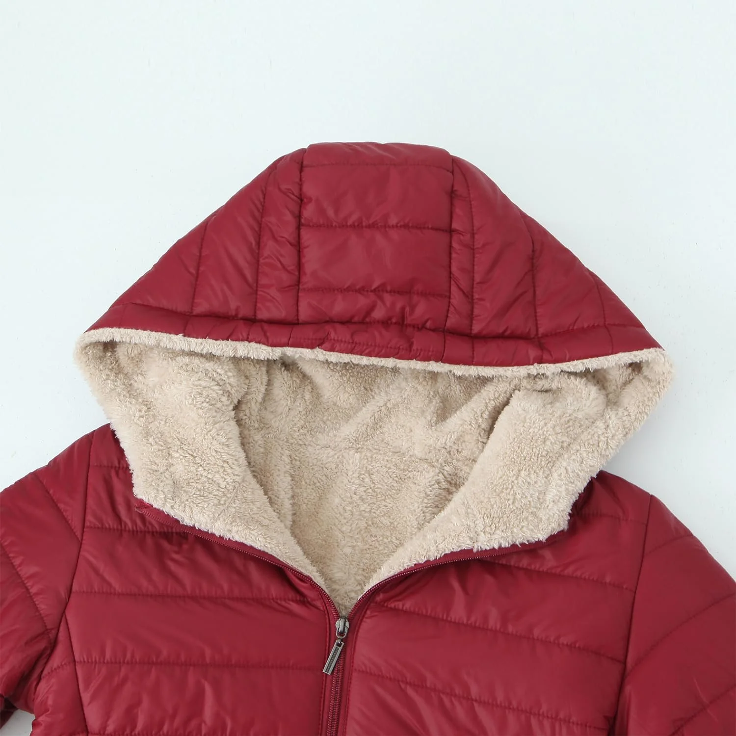 Жіноча зимова тепла флісова куртка стьобана, фото №3 Жіноча зимова тепла флісова куртка стьобана, фото №3