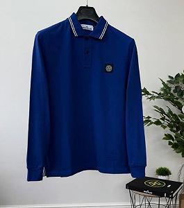 Футболка Stone Island Blue Polo Shirt L - Фото 1