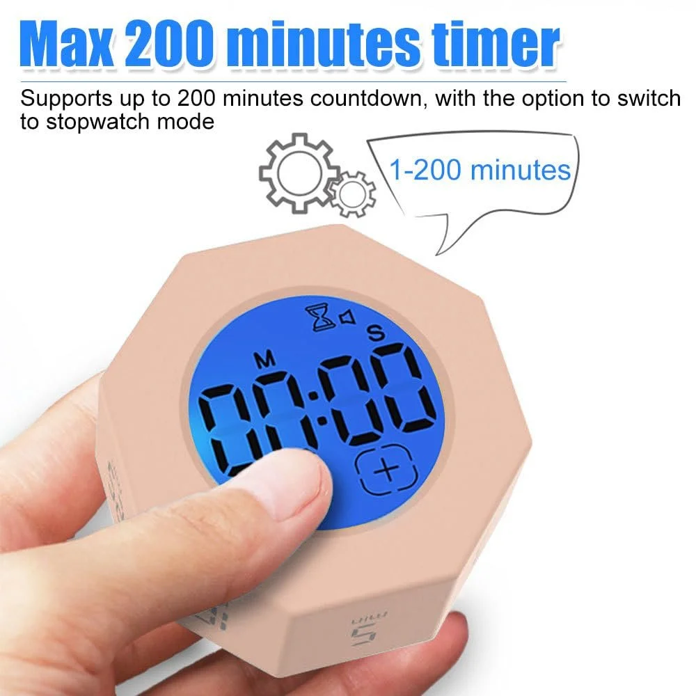 Кубический таймер Pomodoro Digital Visual Cube Timer Сенсорный LCD, фото №7 Кубический таймер Pomodoro Digital Visual Cube Timer Сенсорный LCD, фото №7