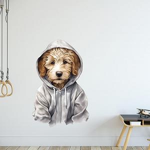 Наклейка на стіну GRAZDesign Dog Goldendoodle 62 x 40 см synthetic.ua - Фото 1