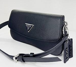 Женская сумка GUESS черная маленькая клатч качественная мини сумочка через плечо гесс synthetic.ua - Фото 1