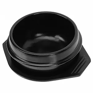 Керамическая кастрюля Toyvian с подносом термостойкая щелочестойкая для супа и тушения - Фото 1